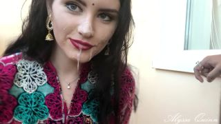 Alyssa Quinn - Devar Fucks Indian Desi Bhabi Rudely in Mouth - Blowjob-9