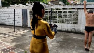  Femdom   Latin Beauties in High Heels: AFAE 15 foot bullwhipping by the absolute Queen of the Bullwhip Ama K  Femdom-3