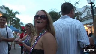 Fantasy Fest Girls Getting Wild and Crazy for Beads public -0