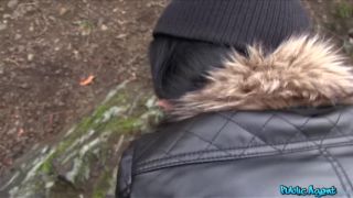 Emo chick has sex in the  woods-8