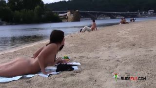 Croatian girl on nude  beach-6