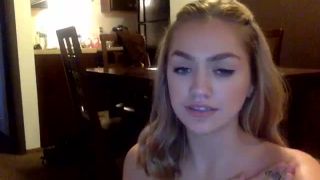 Chaturbate – Sophiex Lucas – Blowjob and Handjob on Cam - Blonde-5