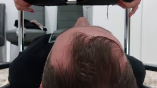 Femdom Facesitting. Cuckold Creampie Cleanup Twice From Pussy And Ass A-9
