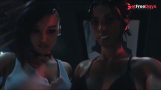 [GetFreeDays.com] Cyberpunk 2077 Hot Game Porno Scene, Judy Alvarez, Panam Palmer fucks Shemales Cock POV Futa 3some Sex Film October 2022-3