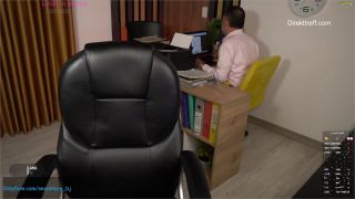 6286 Total Gewagt!! Mitten Im Büro Masturbiert-0