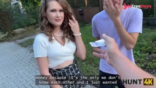 [GetFreeDays.com] HUNT4K. Sweet Una Fairy is not too shy and showed her tits and pussy in public Porn Stream May 2023-3