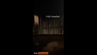 Real Couple Sexo a escondidas en la tinaja-1