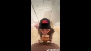  onlyfans Katiana Kay Teases Cock Hungry Donut Shop Employee In  Onlyfans Video Katiana Kay-3