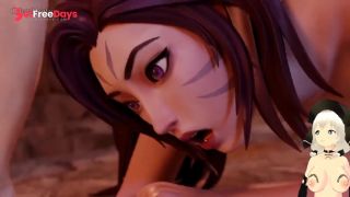 Beautiful Kaisa From League of Legends got her ass fucked hard-3