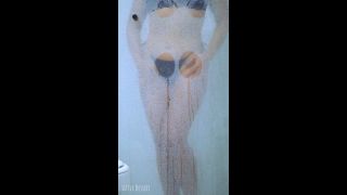 Little Dessert - College Tanned Gorgeous Girl take a shower in Bikini-1