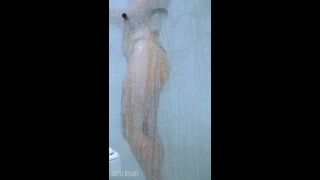 Little Dessert - College Tanned Gorgeous Girl take a shower in Bikini-6