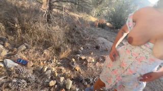 Onlyfans - Spraying Milk, Sucking Dick And Getting My Dirty MILF Ass Creampied In An Old Mine Shaft Alynova1 - Onlyfans-2