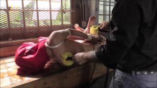 The Interrogation Of A Spy Hogtied On The Bench In The Ho...-9