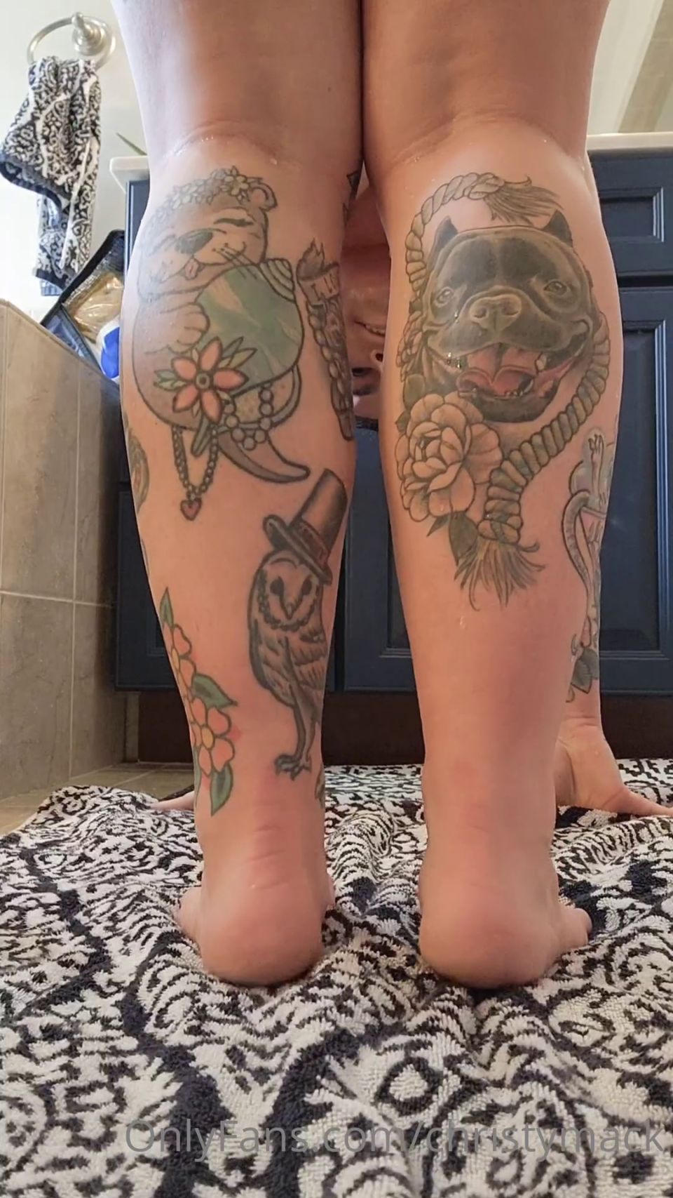 [K2S.CLUB] Christy Mack - Foot Fetish Clear Dildo - FullHD 1080P