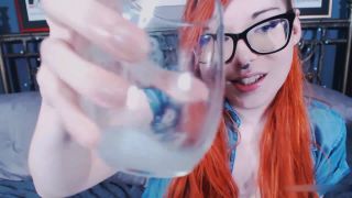 online xxx clip 39 ella kross femdom Ruby Rapture - Gagging and Spitting into a Glass, swallowing / drooling on cumshot-8