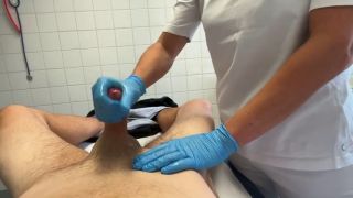 Hd Porn Medical cock milking - nurse jerks off the sperm 5 times in a row-5