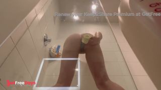 [GetFreeDays.com] College Babe Rides a Large Dildo In The Shower Porn Stream July 2023-8