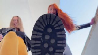 xxx clip 1 czech fetish PETITE PRINCESS FEMDOM: "AGMA AND JUCY DOUBLE POV FEMDOM ASS WORSHIP, SPITTING, DIRTY SOCKS AND BOOT DOMINATION OUTDOOR" , boot fetish on femdom porn-6