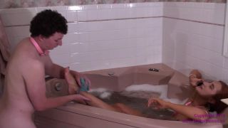 Cuckold Serves Princess while Taking Bath - Amadahy Sex ...-0