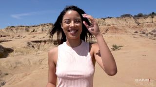 Maya Bijou Gets Her Pussy Soaking Wet At A Public  Beach!-0