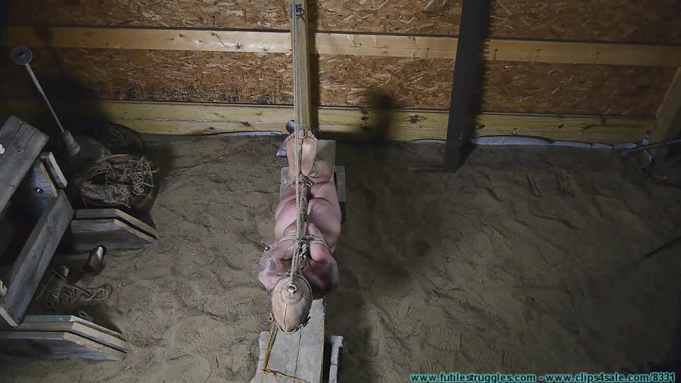 225 - Illustrious Rouge is Welcomed Back with a Tight Crotchrope and a Hooded Hogtie 4.