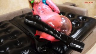 7702 Allaalexinflatable - Alla hotly fucks a balloon riding-9