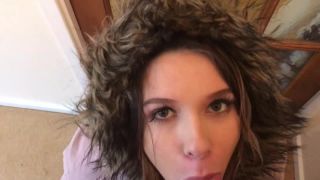 Kinkycouple111 – CUSTOM Hoodie blowjob w/ massive facial-2