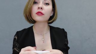 Russian Seductress - Feeding a Sissy With My Spit Sex Cli...-3