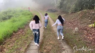 Horny Friends Undress Me In Public To See My Ass, Tits And Pussy-1