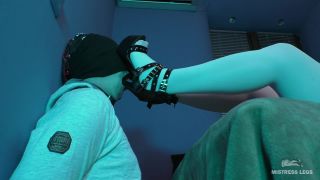 Mistress Legs in Video - Foot Domination In Black And Whi...-1