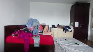 Big Ass Latina Hot wife cuts off her clothes. Amateur mom hairy pussy, big tits, big ass.-3