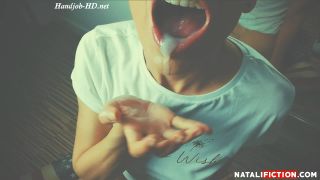 online adult clip 17 Handjob and Big Cumshot in Mouth – Natali Fiction on handjob porn -9
