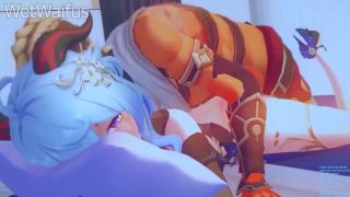 Wet Waifus - Ganyu gets Her Wet Pussy fucked until it gives out - Genshin Impact Sex-3