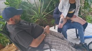7124 Cuckold Jerking off while my Friend Fucks my Wife-0