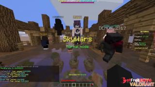 [GetFreeDays.com] When Things Get Hard in Minecraft Skywars - Intense Minecraft Gameplay Porn Clip July 2023-3