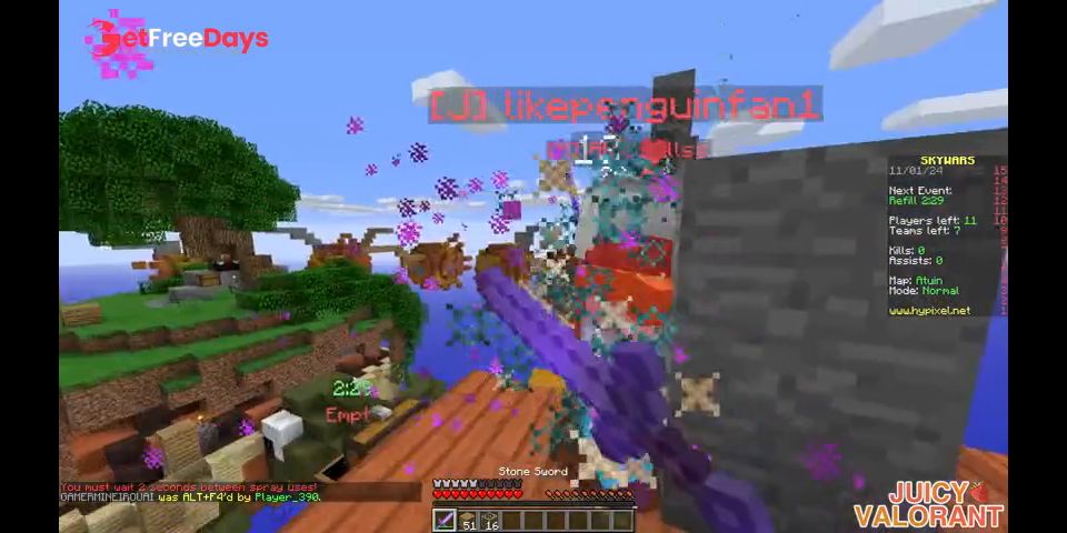 [GetFreeDays.com] When Things Get Hard in Minecraft Skywars - Intense Minecraft Gameplay Porn Clip July 2023