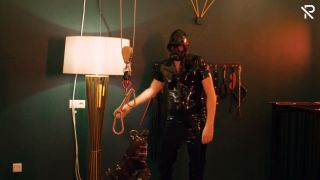 Upside Down Slapped And Fisted German Latexgirl.-1