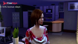 MILF catches the poolboy stroking his huge cock and gets turned on-2