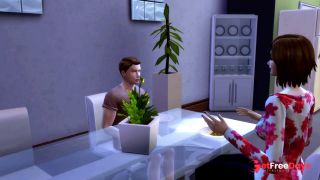 MILF catches the poolboy stroking his huge cock and gets turned on-3