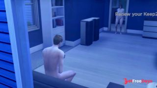 MILF catches the poolboy stroking his huge cock and gets turned on-6