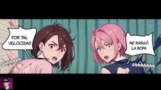 Threesome Aira Shiratori y Momo Ayase montan la enorme verga de Okarun - Dandadan Hentai-6
