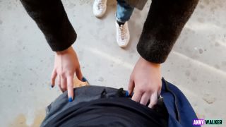 Anny Walker in 006 Juicy Blowjob in Public and Colorful ending on the Ass on blowjob porn -1