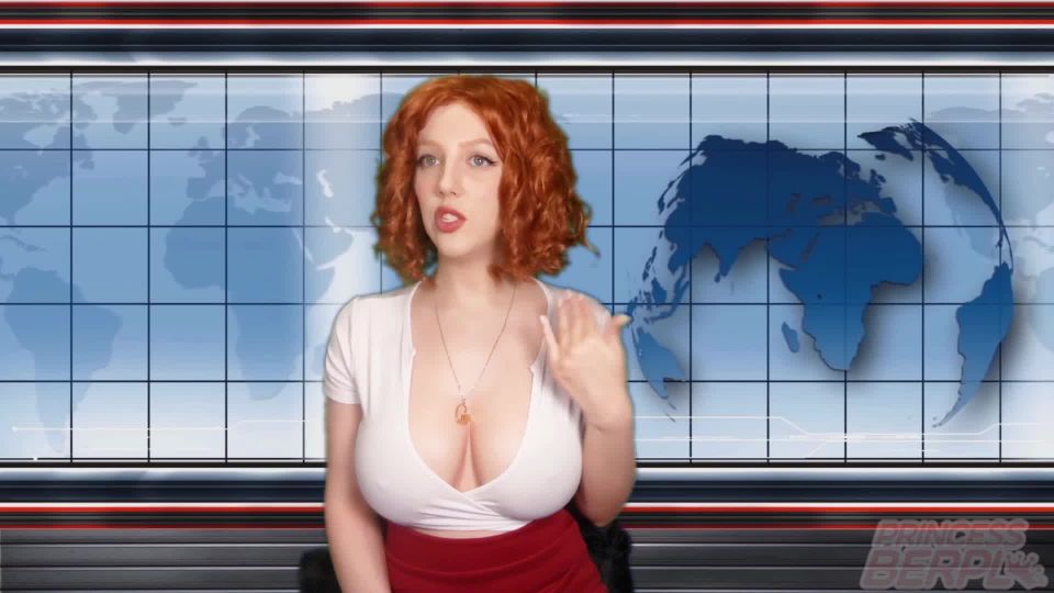 free video 21 PrincessBerpl - News Anchor Anal Live On Air on 3d porn money fetish
