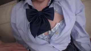 School Uniform Temptation: Cute Peach Butt Upskirt Thrills-2