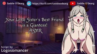 saddioodeargasmr - Your Little Sister's Best Friend is a Giantess!-5