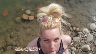 OurDirtyLilSecret POV Outdoor Blowjob with Cum Swallow - OurDirtyLilSecret-3