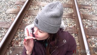 Train Tracks Blowjob 1080p – LJFOREPLAY | outdoor public blowjobs | blowjob blowjob hd porn video-9