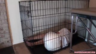 Diaperedonline2Nikki Nikki Locked in Cage-2