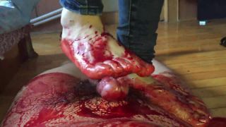 adult video 44 Chinese Blood Footjob on fetish porn tampon fetish-3