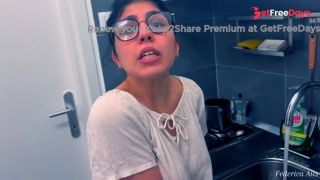 POV After the BLOWJOB and jealousy, to calm down she CAME 3 times-6